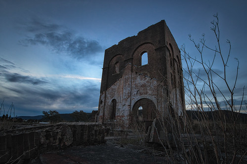 sunset australia abandonded newsouthwales blastfurnace lithgow 500d canonefs1022mm