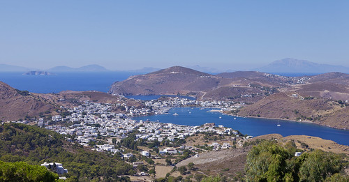 mar greece agost muntanya skala patmos vistes 2011 illes