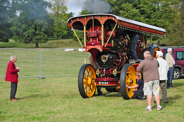 Fowler Steam Traction Engine at Nostell Priory Steam Fair