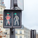 Upgraded traffic lights men at the Place de l’Europe