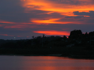 Sunset at Telangkhedi Lake