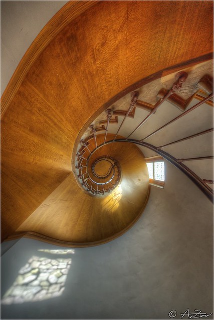 castle of Azay le Rideau, spiral stair 2012-08-10 100111