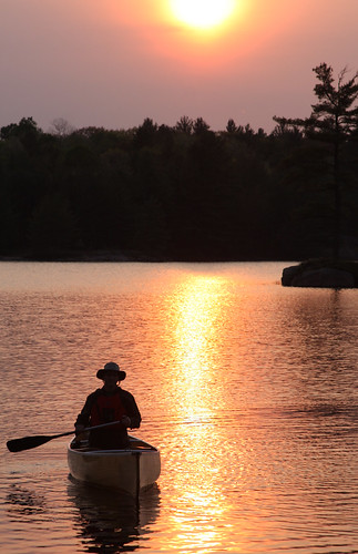 sunset derek canoeing serpentine
