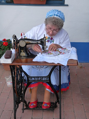 Embroidery in Kalocsa