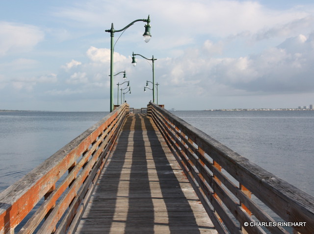 Fishing Pier On St. Lucie River