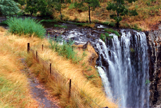 Trentham Falls in Trentham, Victoria, Australia