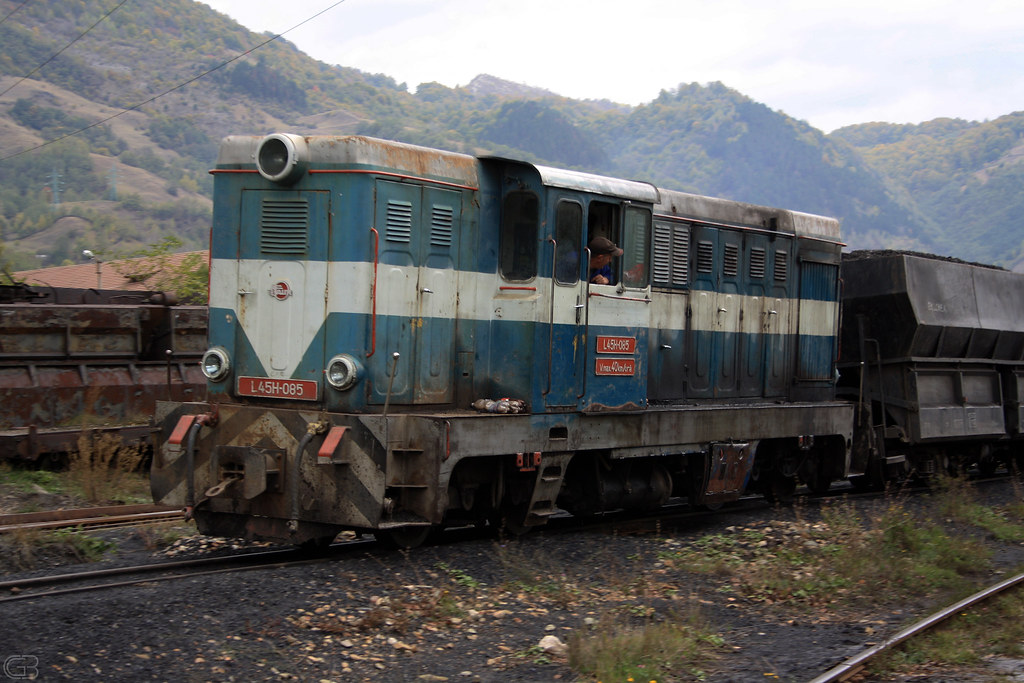 Tren cu huila de la mina Lonea