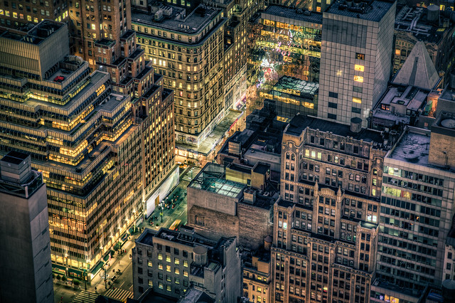 Looking Down on NYC