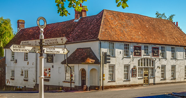 The White Hart Hotel in Overton, Hampshire was a 17th century coaching inn