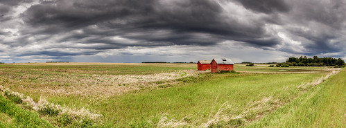 weather sky cloud storm outdoor nature panorama plain grande prairie alberta north canada peace country farm
