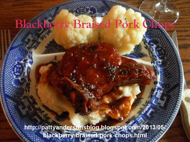 Blackberry Braised Pork Chops