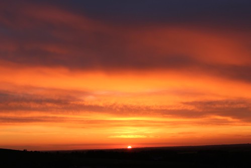 royston sunset sky clouds red orange hertfordshire therfieldheath england unitedkingdom uk canoneos100d