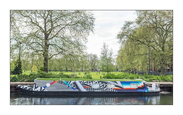 Boat Art/The River Dwellers, East London, England.