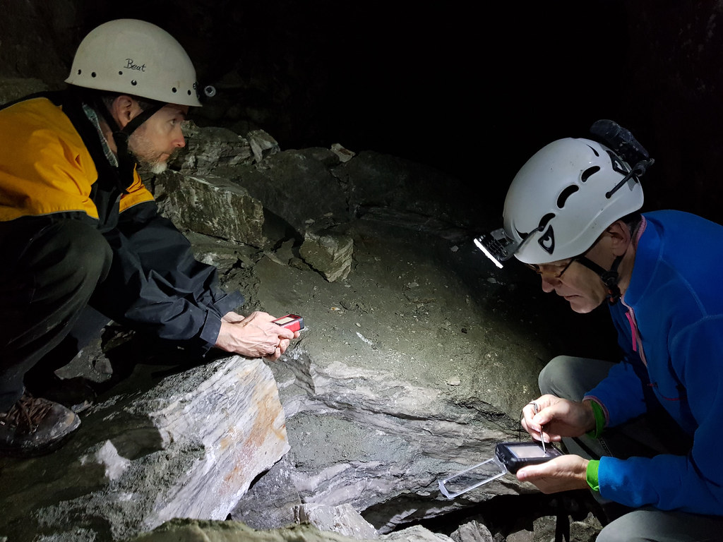 18.05.2018 - HGU-Höck mit TopoX-Vermessungsschulung im Gipsstollen Ribnen am Stanserhorn, Ennetmoos NW