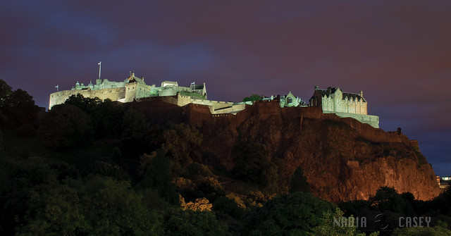 Castle at Night - Edinburgh, Scotland