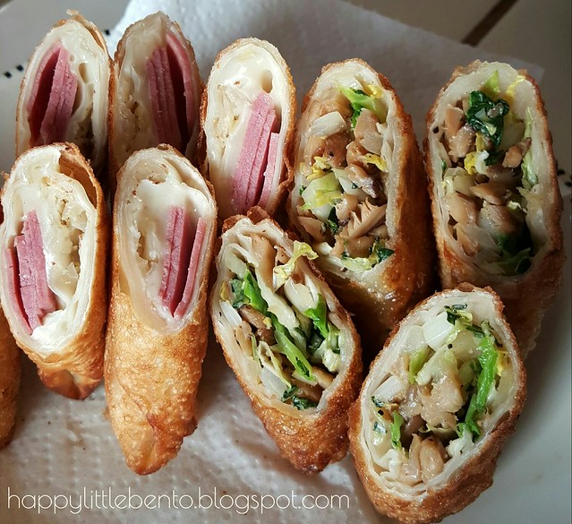 Pastrami and Vegetable Egg Rolls