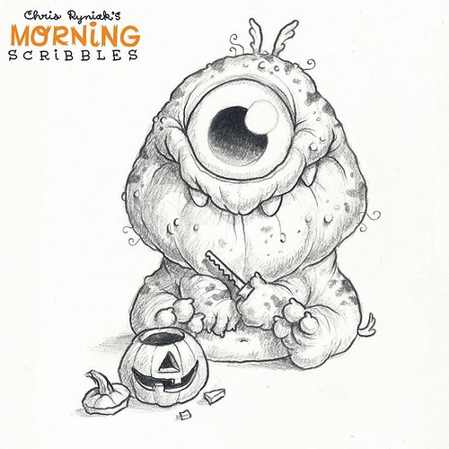 He's got a real eye for detail. 🎃 #morningscribbles #spoo… | Flickr