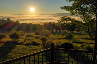 Sunrise in Stowe, Vermont