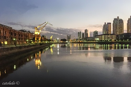 buenosaires argentina puertomadero sunrise perpsective city matchpointwinner mpt826