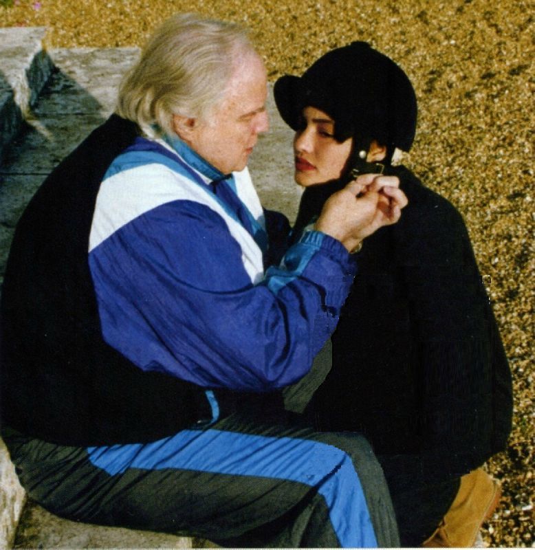 Cheyenne Brando and her father Marlon in France