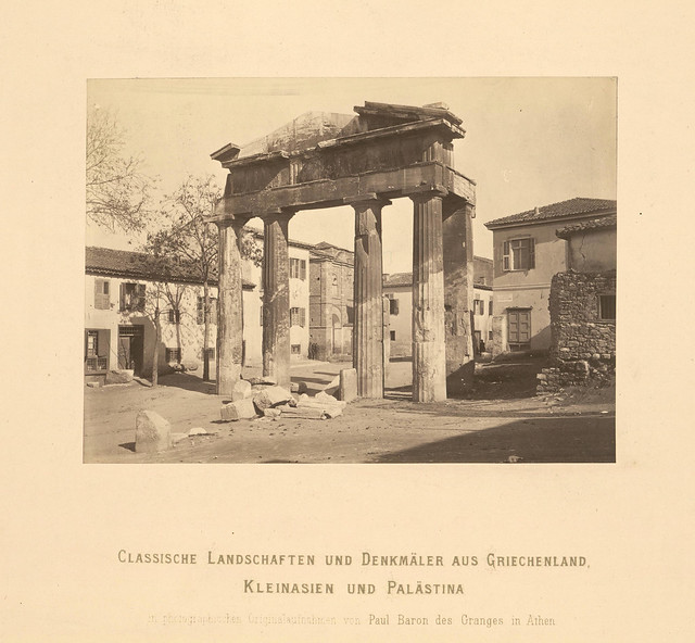 Η Πύλη της Αθηνάς Αρχηγέτιδος, περίπου το 1865