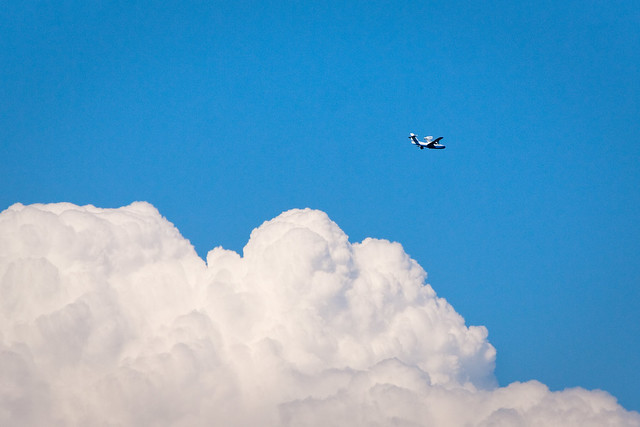 Seaplane and Clouds, PML