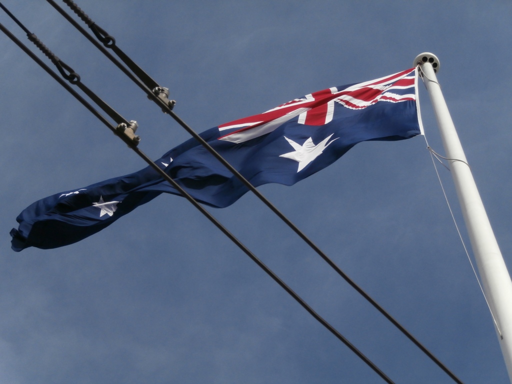 Patriotism | A lovely new looking Australian flag flapping i… | Flickr