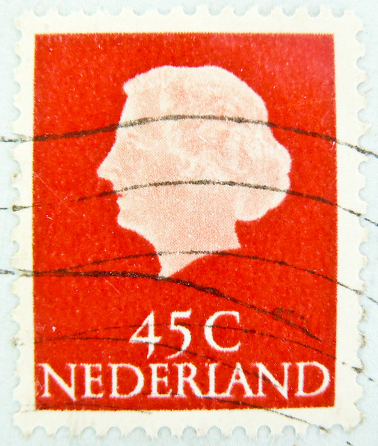old dutch stamp Netherland Nederland timbre Pays-Bas postage 45c Juliana Regina postzegel selo Países Bajos sello francobolli Paesi Bassi почтовая марка Нидерланды pullar Hollanda 邮票 荷兰 Hélán 45 cent Briefmarken Niederlande Holland Pays-Bas Países Bajos