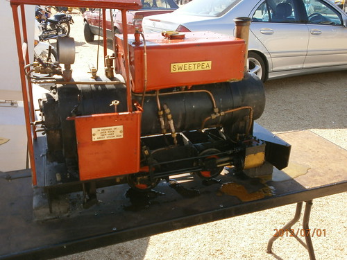 Model Steam engine on display | by BIKERPAC
