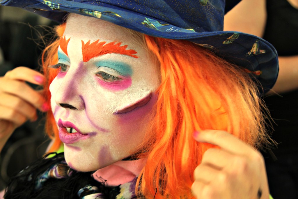 Stage Makeup: CARTA, Alice in Wonderland makeup: The Mad Ha…, Florida  International University