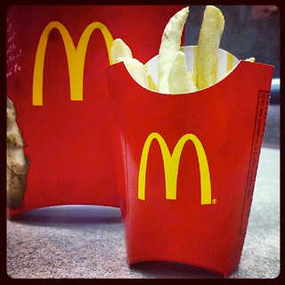 Mommy And Baby Fries | The French fries in a Happy Meal come… | Flickr