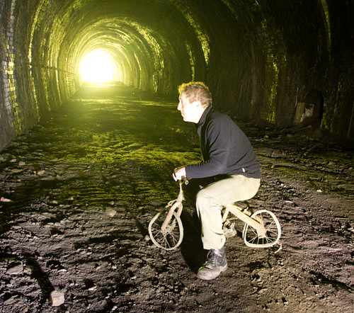 Stalybridge New Tunnel, bike just needs a bit of WD40