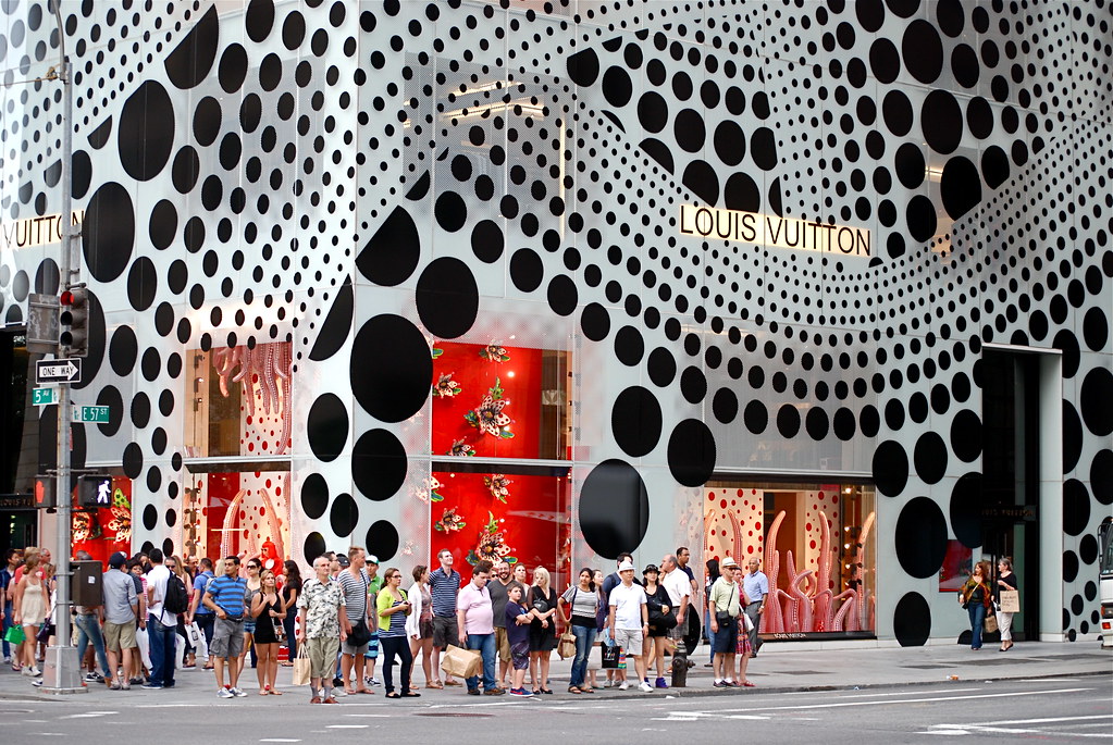 Louis Vuitton's new Garage Traversi store is an immersive Kusama artwork