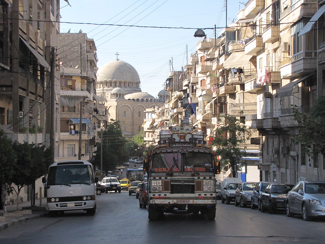 Syrian Bus in Aleppo