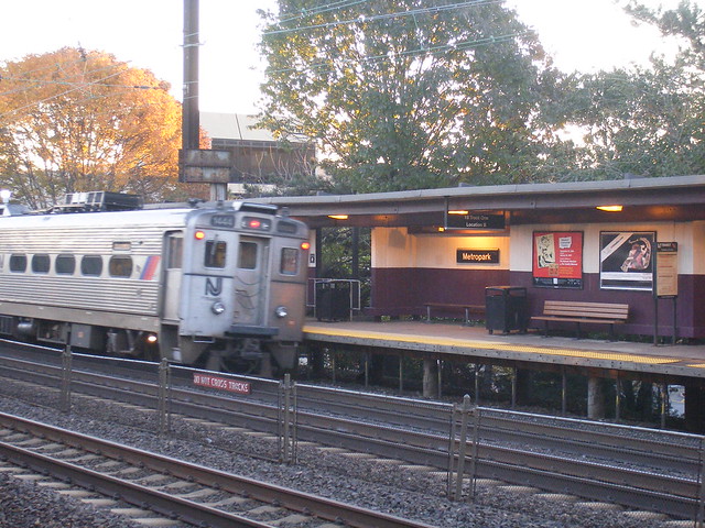 Commuter train: Metropark Station, NJ