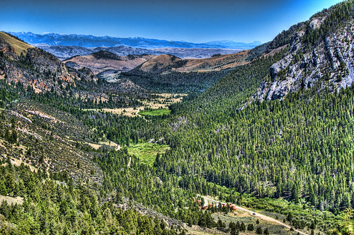 mountains landscape montana hdr