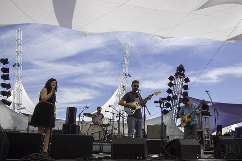 Pickathon 2012 - Sonny and The Sunsets on the Mt. View Stage by John Keel / Photos by JK, Sonny and The Sunsets perform on the Mt. View Stage at Pickathon 2012 at Pendarvis Farm in Happy Val