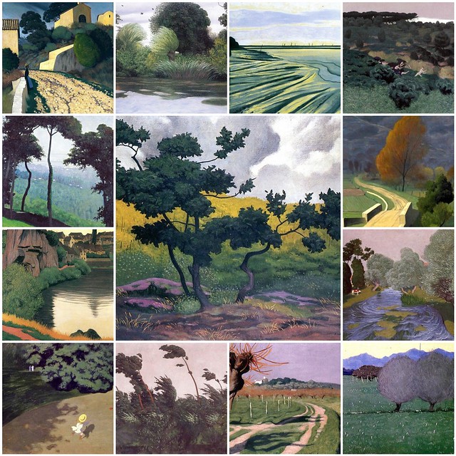 The Works of Felix Vallotton - in Cool Colors