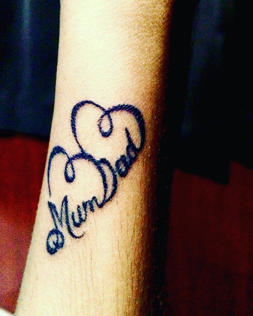 Tattoo uploaded by Samurai Tattoo mehsana  Infinity tattoo Tattoo for mom  dad Mom dad tattoo mom dad tattoo design  Tattoodo