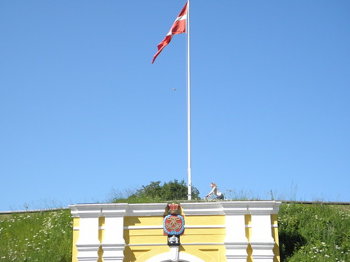 Cycling by the flag in Fredericia | by BtrackB