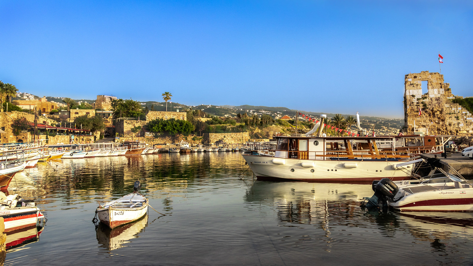 The old port of Byblos