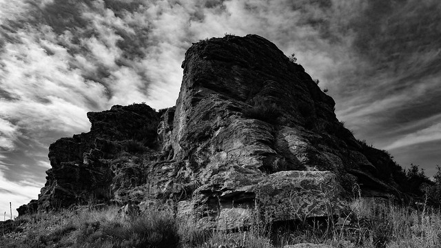 Rock outcrop Otago NZ