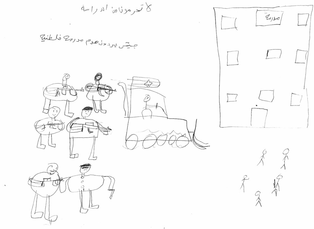 palestinian children drawing al-masara: Don't deprive us f… | Flickr