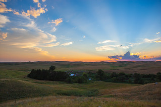 View of the ranch from the east at sunset | Lars Plougmann | Flickr