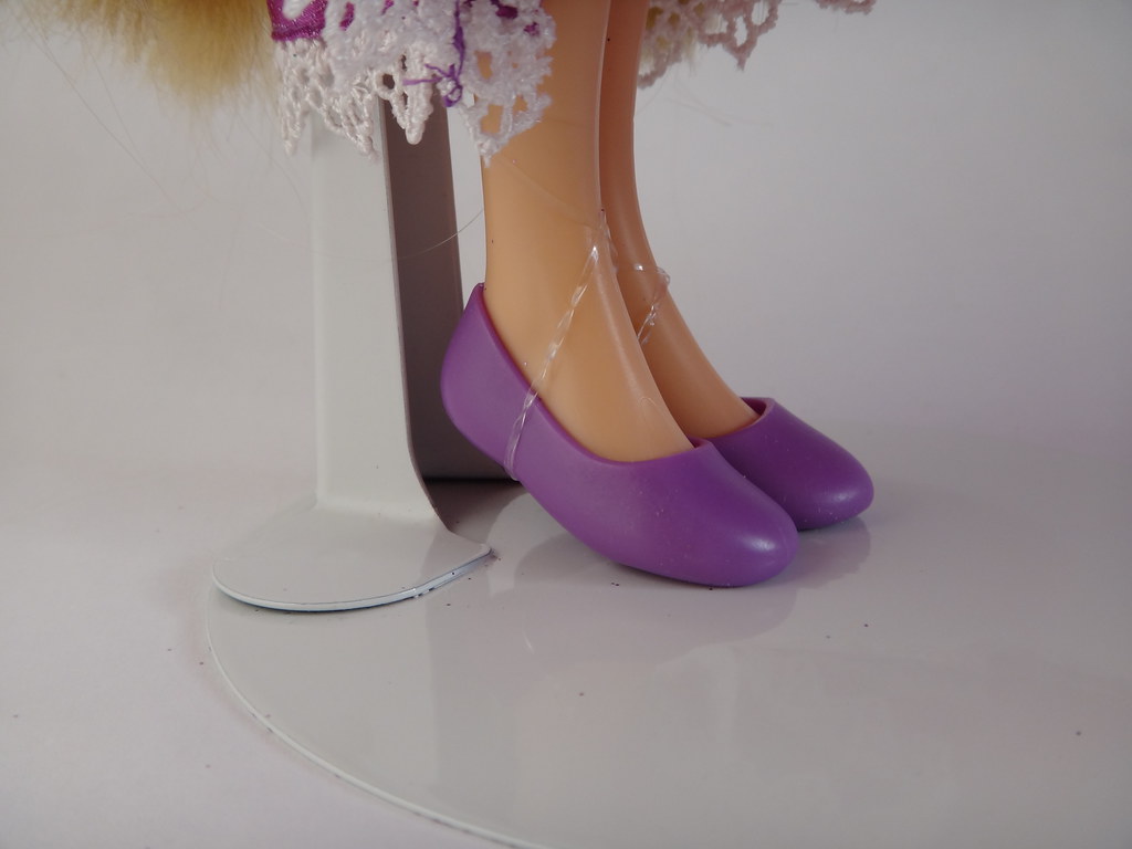 Rapunzel Purple Peep Toe Heels — After Ever After Shoes
