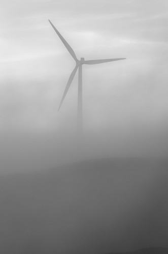 dawn monochrome weather landscape windturbine machinery mist blackandwhite mono ashhurst manawatuwanganui newzealand nz