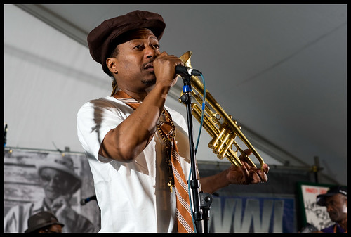 Kermit Ruffins and the Barbecue Swingers at Satchmo Fest 2012. by Ryan Hodgson-Rigsbee (rhrphoto.com)