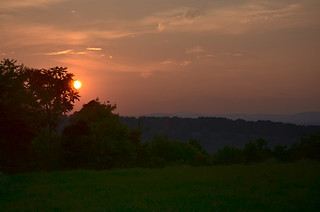 Sunsetting at the scenic overlook