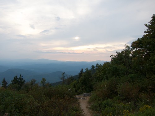 sunset vermont hiking mtascutney