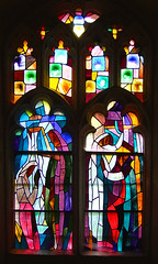 Baptism of Christ and Visitation by Rosemary Rutherford, adapted and made by Rowland and Surinder Warboys, 1994